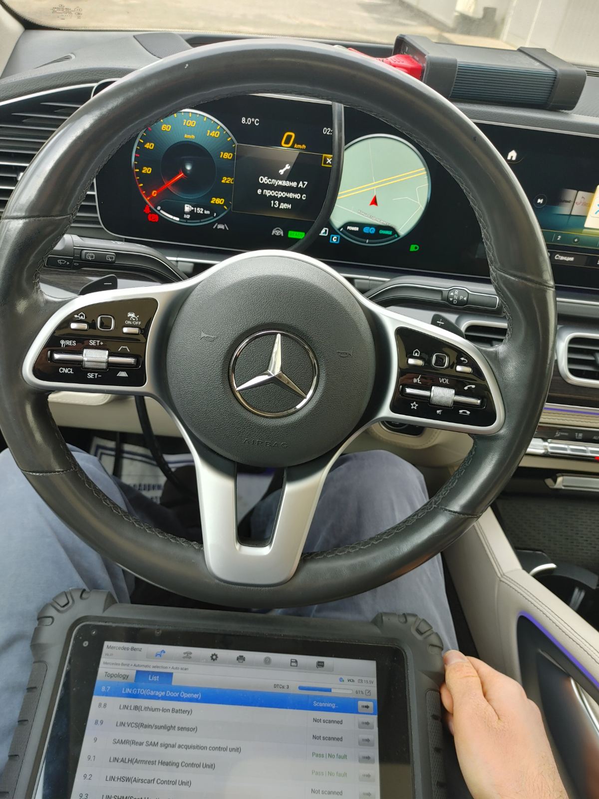 Пълна диагностика на Mercedes Benz Преди покупка