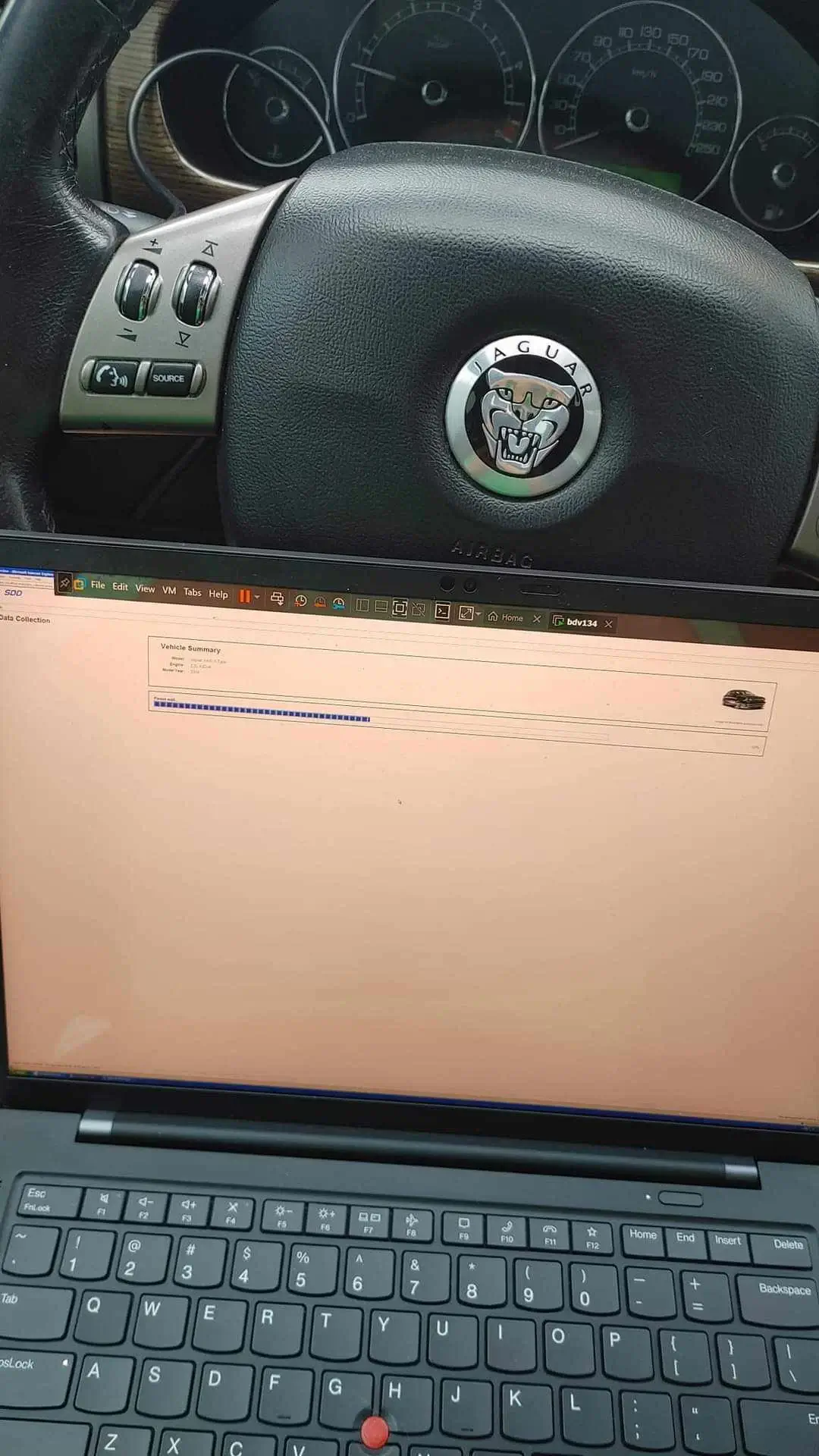 Пълна диагностика на двигател на Jaguar